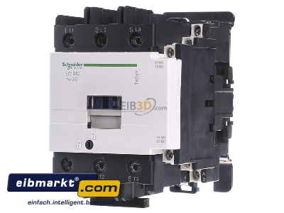 Front view Schneider Electric LC1D80K7 Magnet contactor 80A 100VAC - 
