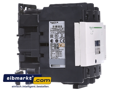View on the left Schneider Electric LC1D80K7 Magnet contactor 80A 100VAC - 
