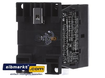 Back view Eaton (Moeller) DILM15-10(24VDC) Magnet contactor 15A 24VDC
