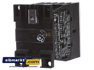 Back view Eaton (Moeller) DILM15-01(24VDC) Magnet contactor 15,5A 24VDC
