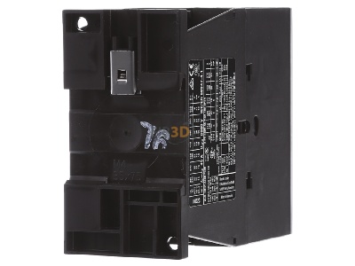 Back view Eaton DILM32-01(RDC24) Magnet contactor 32A 24...27VDC 
