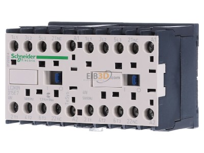 Front view Schneider Electric LC2K09015E7 Reversing combination 4kW 48VAC 
