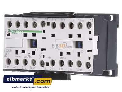 Front view Schneider Electric LC2K1210E7 Reversing combination 5,5kW 48VAC 
