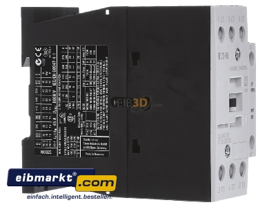 View on the left Eaton (Moeller) DILM32-10(230V50HZ) Magnet contactor 32A 230VAC - 
