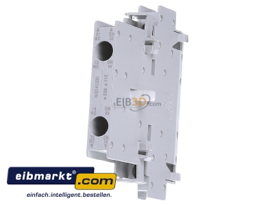 Front view Siemens Indus.Sector 3RH1921-1DA11 Auxiliary contact block 1 NO/1 NC - 
