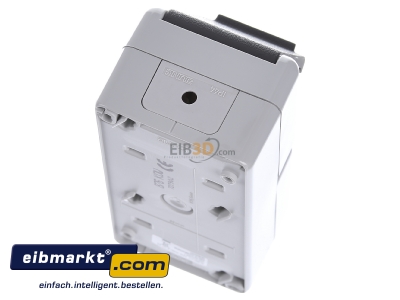 Top rear view Jung 876 KOW Combination switch/wall socket outlet
