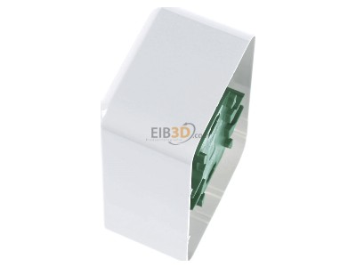 Ansicht oben rechts Elso 395404 Steckdose rw AP20 2-fach 