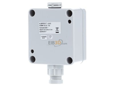 Back view Jung WS 10 H EIB, KNX brightness sensor, 
