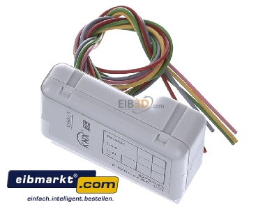 Top rear view Gira 111900 Binary input for bus system 4-ch
