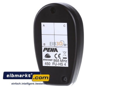 Back view Peha D 450 FU-HS4 Manual transmitter for bus system - 
