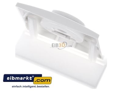 Top rear view Berker 11308989 Cover plate for dimmer white
