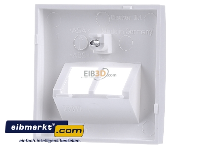 Back view Berker 14098989 Central cover plate UAE/IAE (ISDN)
