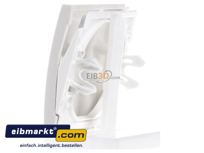 View on the right Berker 16208982 Cover plate for switch/push button white
