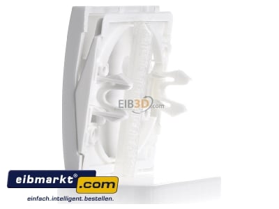 View on the right Berker 16208989 Cover plate for switch/push button white 

