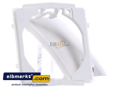 View on the left Berker 16218989 Cover plate for switch/push button white
