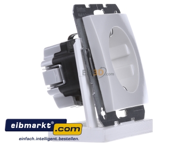 View on the left Berker 47238989 Socket outlet protective contact white
