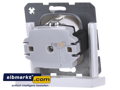 Back view Berker 47238989 Socket outlet protective contact white
