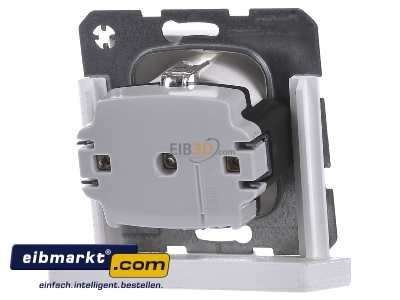 Back view Berker 41231909 Socket outlet protective contact white

