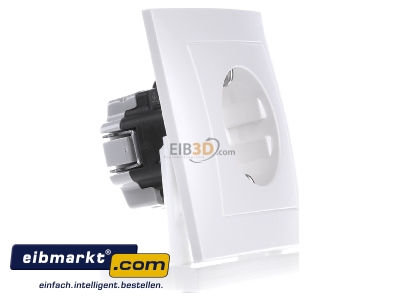 View on the left Berker 47229909 Socket outlet protective contact white 
