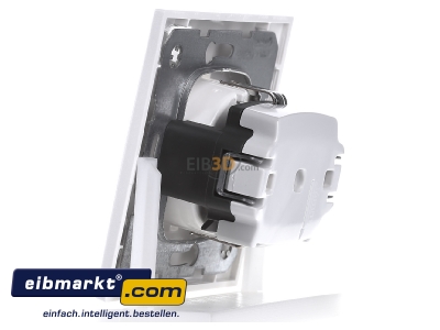 View on the right Berker 47229909 Socket outlet protective contact white 
