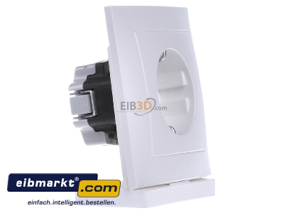 View on the left Berker 47429909 Socket outlet protective contact white
