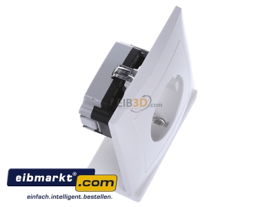 View top left Berker 47429909 Socket outlet protective contact white
