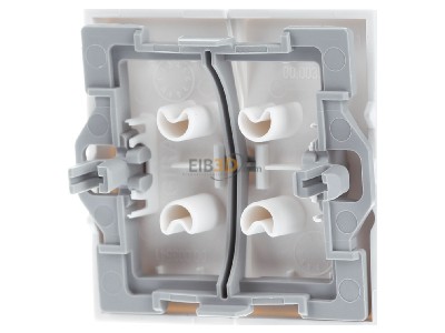 Back view Gira 029527 Cover plate for switch/push button white 
