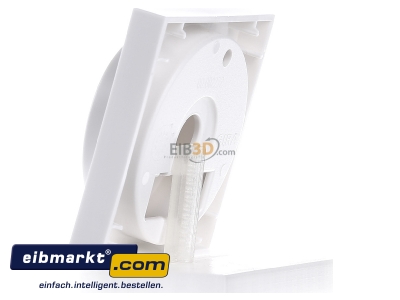 View on the right Gira 065027 Cover plate for dimmer white 
