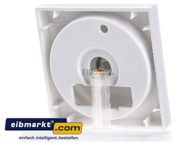 Back view Gira 065027 Cover plate for dimmer white 
