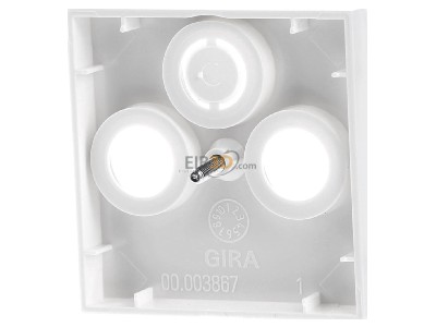 Back view Gira 086927 Central cover plate 
