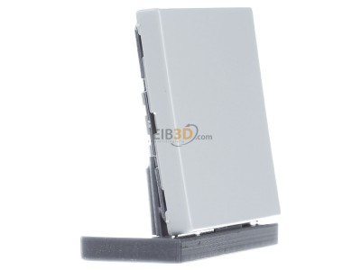 View on the left Jung LS 994 B LG Cover plate for Blind plate grey 
