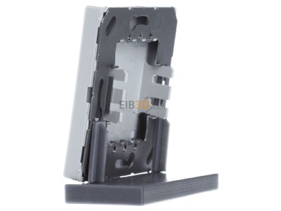 View on the right Jung LS 994 B LG Cover plate for Blind plate grey 

