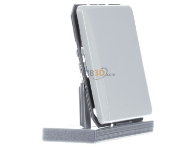 View on the left Jung CD 594-0 LG Cover plate for Blind plate grey 
