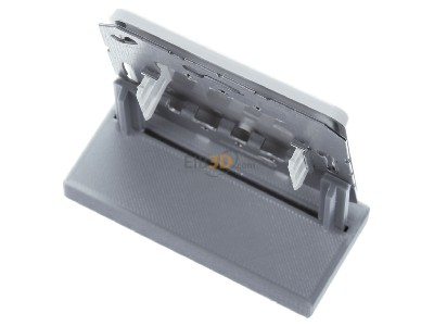 Top rear view Jung CD 594-0 LG Cover plate for Blind plate grey 
