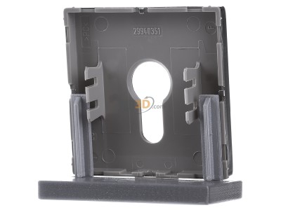 Back view Jung ES 2925 Cover plate for switch stainless steel 
