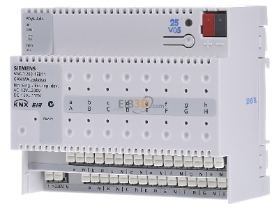 Front view Siemens Indus.Sector 5WG1263-1EB11 Binary input for home automation 16-ch 
