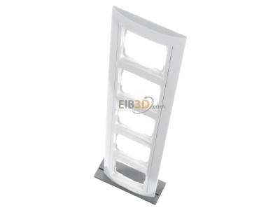 View up front Gira 0215803 Frame 5-gang white 
