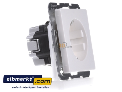 View on the left Berker 41236089 Socket outlet protective contact white - 
