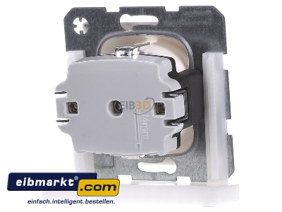Back view Berker 41236089 Socket outlet protective contact white - 

