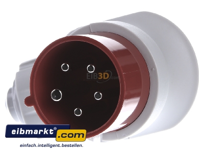Frontansicht Berker 578001 CEE-Winkelstecker 5-polig 16A Verbind.systeme 