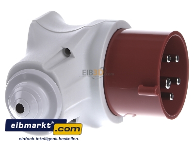 Ansicht links Berker 578001 CEE-Winkelstecker 5-polig 16A Verbind.systeme 