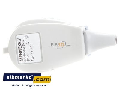 Ansicht hinten CEE-Winkelstecker 3-polig 16A Verbind.systeme 578101 Berker 578101