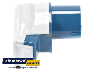 Ansicht oben links CEE-Winkelstecker 3-polig 16A Verbind.systeme 578101 Berker 578101