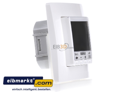 Ansicht links Eberle Controls FIT 3 R / wei UP-Uhrenthermostat 