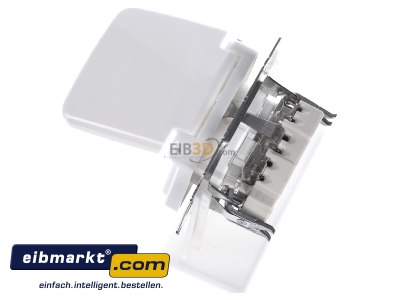 View top right Busch-Jaeger 20 EUKB-214 Socket outlet protective contact white 
