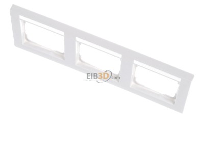 View up front Gira 109322 Frame 3-gang white 
