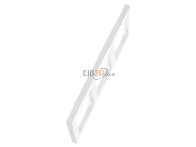 View top left Gira 109322 Frame 3-gang white 
