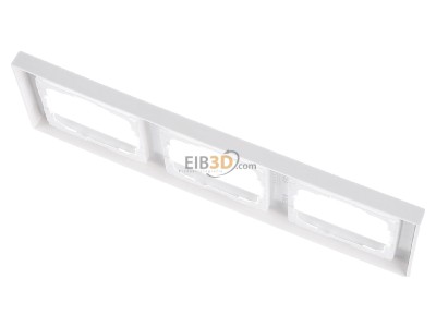 Top rear view Gira 109322 Frame 3-gang white 
