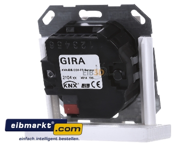 Ansicht hinten Gira 2104112 CO2-FT Sensor KNX/EIB rws 