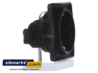 View on the left Berker 947782503 Socket outlet protective contact black

